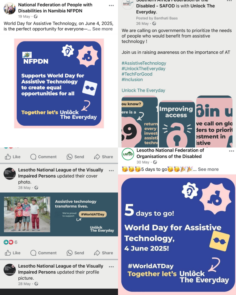 AT Webinar Collage - Social Media Campaign Activities